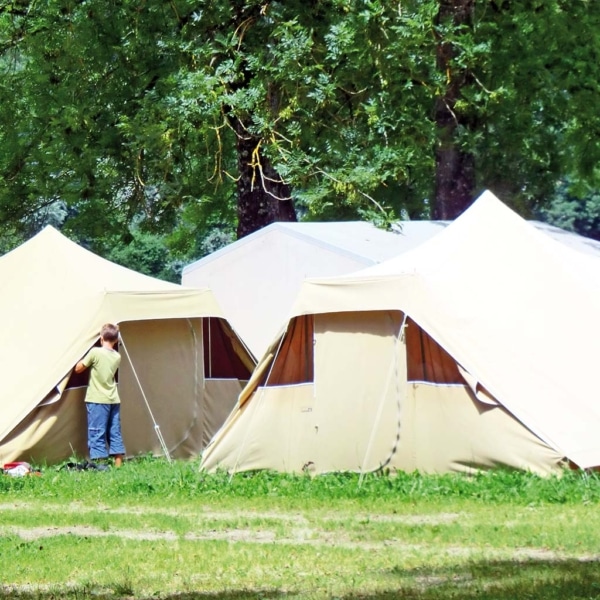 Tipic 2 tent providing spacious accommodation for group camping.