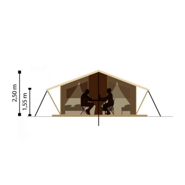 Classic 400 Permanent tent height dimensions