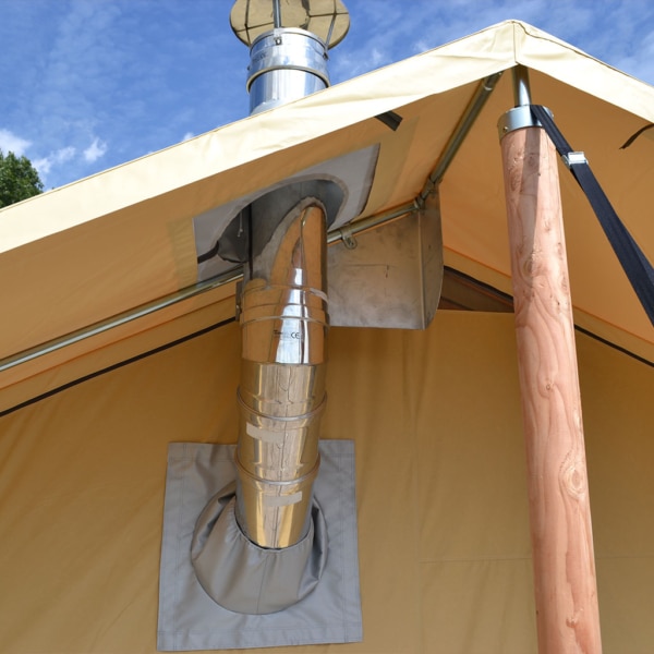 Classic 500 luxury tent with optional stove