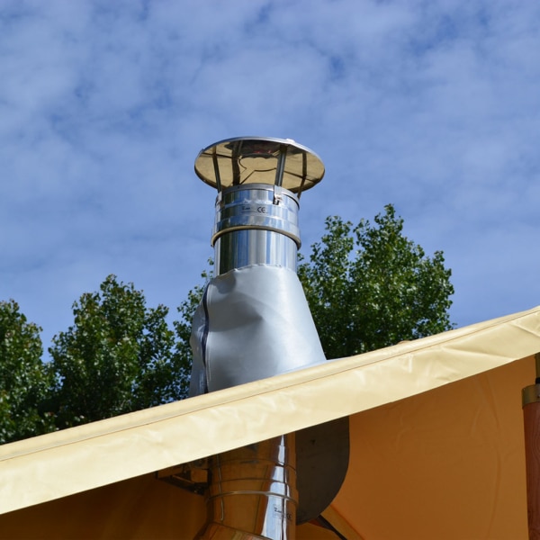 Classic 500 luxury tent with optional stove