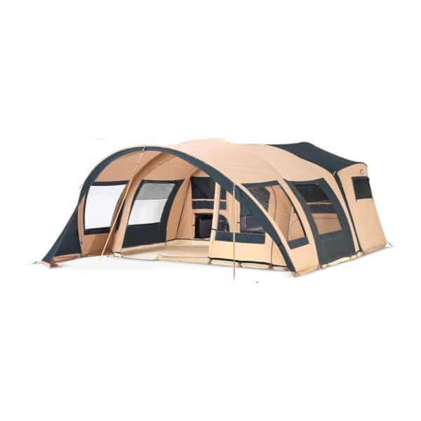 CHAMONIX folding caravan with extra-large beds and spacious living area.
