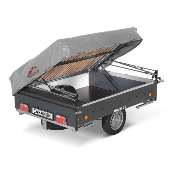 Durable folding tent with steel frame and PVC flooring.