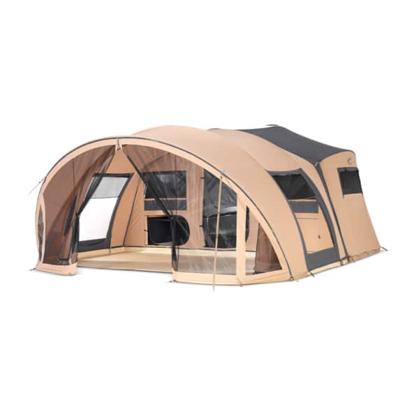 MONACO folding caravan with two separate bedrooms and spacious living area.